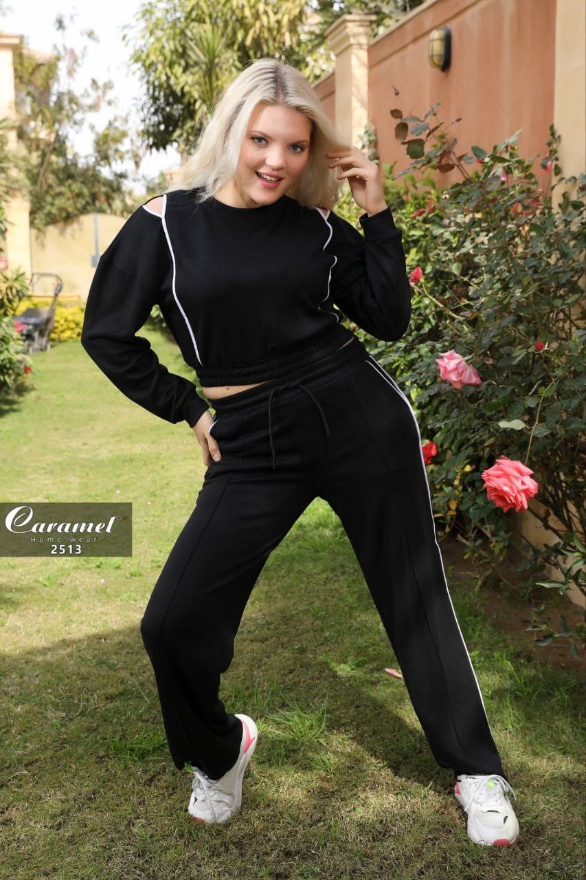 Embroidered 2-Piece Tracksuit Set